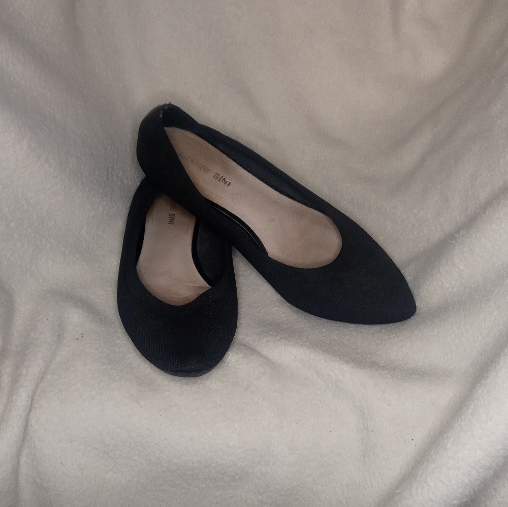 WMN Gianni Bini Semine-A Washable Stretch Knit Pointed Toe Flats size 7.5